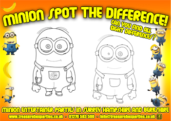 A Free Printable Minions Spot the Difference Activity Sheet!