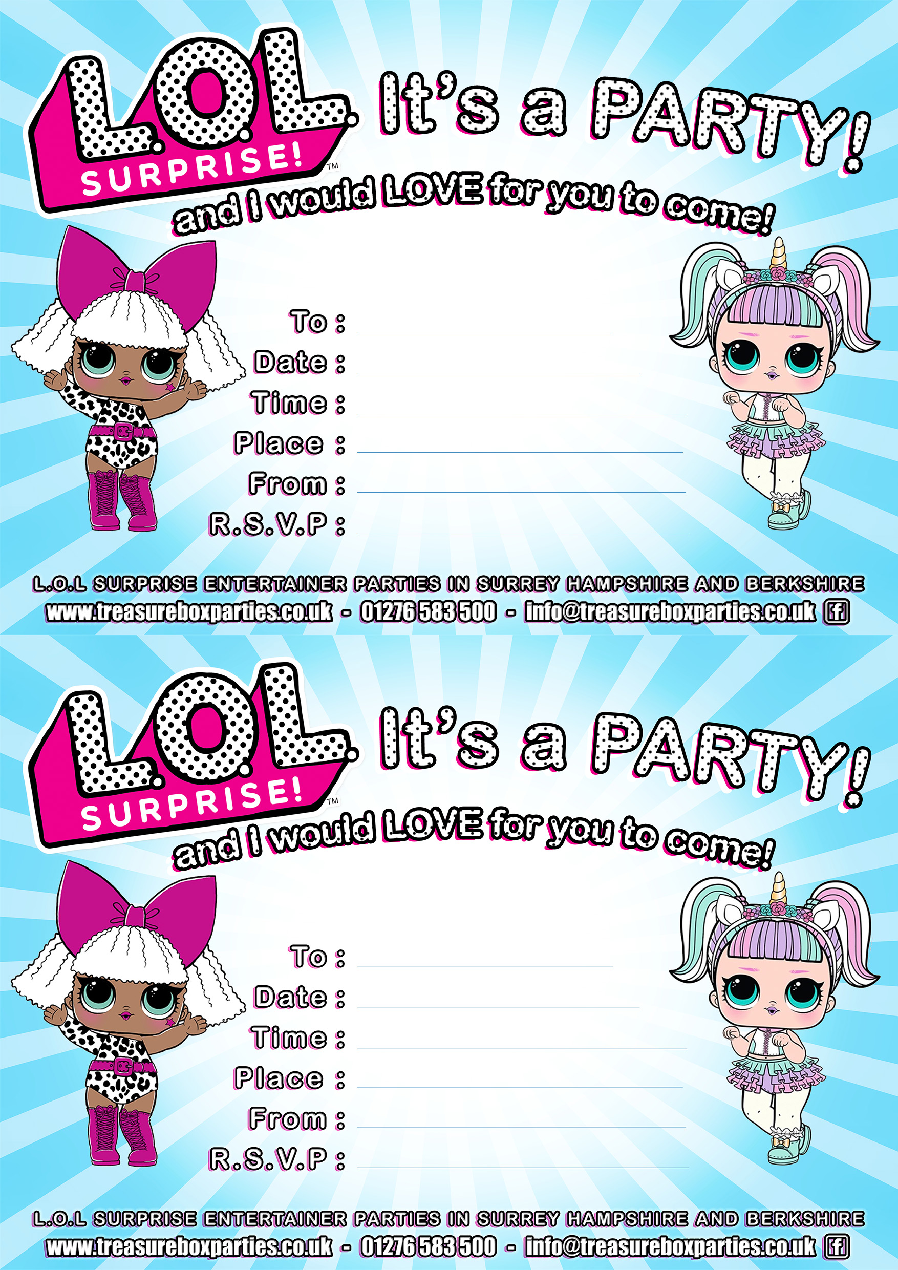 LOL Party Downloads Childrens Entertainer Parties Surrey Berkshire 