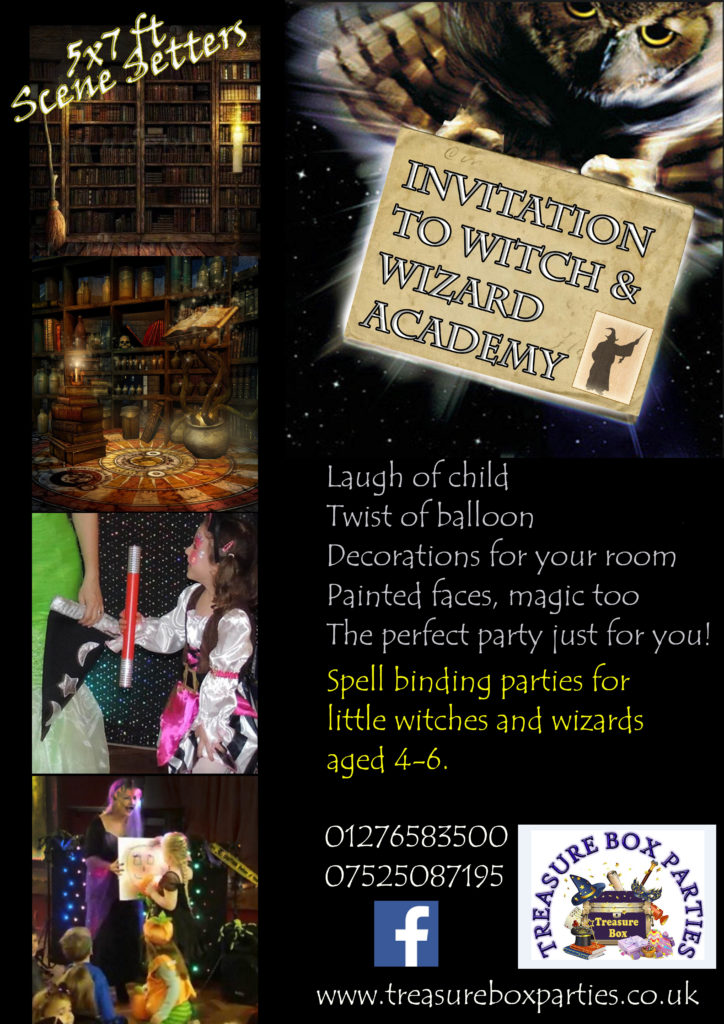 Witch Wizard Harry Potter Childrens Entertainer Hampshire Berkshire Surrey