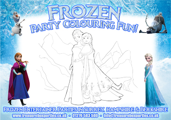A Free Printable Frozen Colouring Page 03