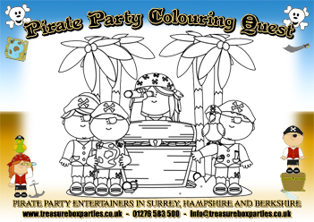 A Free Printable Pirate Colouring Page 01
