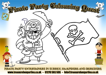 A Free Pirate Printable Colouring Sheet 02