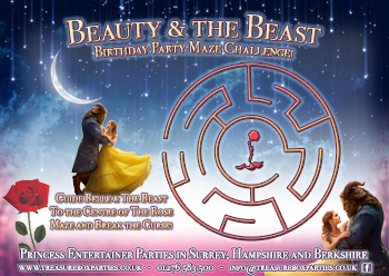 A Free Beauty and the Beast (2017) Printable Maze Activity Sheet