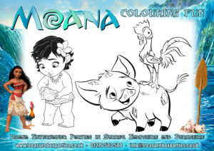 Moana - Colouring Sheet 02
