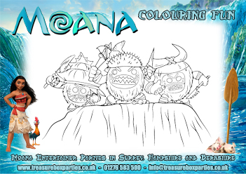 Free Moana Printable Colouring Sheet 03