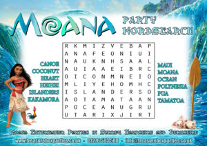 Moana - Wordsearch