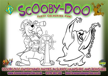 Scooby Doo Printable Colouring Sheet 01