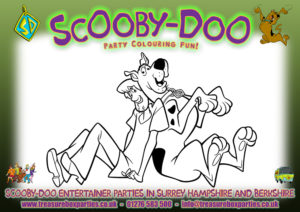Scooby Doo Printable Colouring Sheet 02