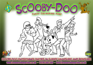 Scooby Doo Printable Colouring Sheet 03