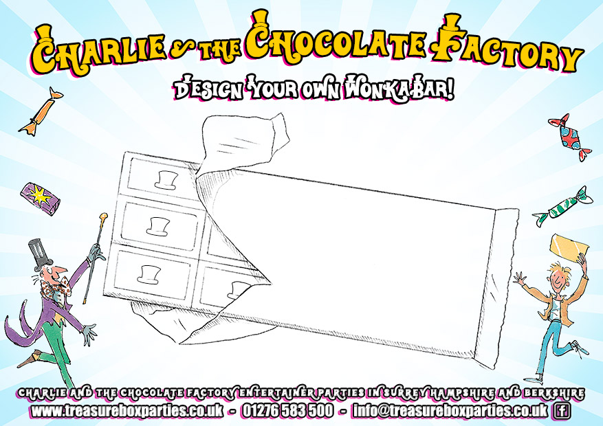 Charlie and the Chocolate Factory – Design Your Own Wonkabar Activity Sheet