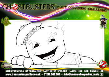 Ghostbusters Party Colouring 3 – Free to Print at home