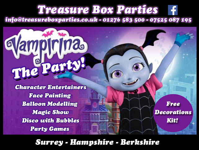 Vampirina Childrens Entertainer Hampshire Berkshire Surrey