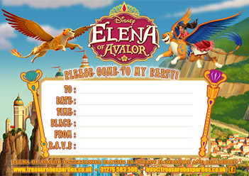 Elena of Avalor Birthday Party Printable Invitation