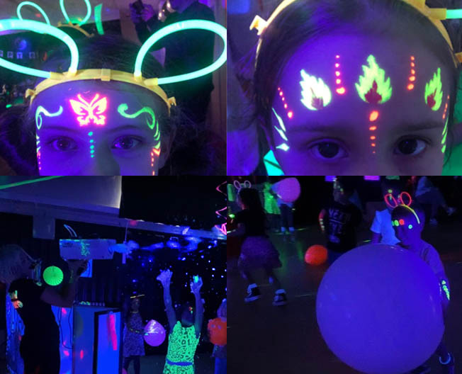 Glow In The Dark Disco Party 